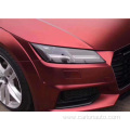 satin metallic wine red wrap vinyl